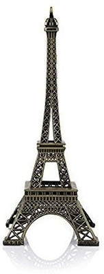 NEW GANPATI HANDICRAFT Eiffel tower Decorative Showpiece  -  13 cm(Metal, Green)