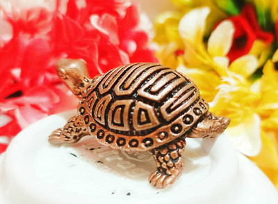 Beautyful Tortoise Idol Copper Tortiose Idol Decorative Showpiece  -  1.5 cm(Copper, Copper)
