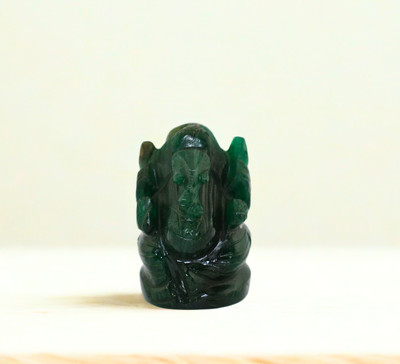 dr of astro gems and jewels Decorative Showpiece  -  5 cm(Crystal, Dark Green)