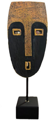 GlazenGrace Decorative Showpiece  -  40 cm(Wood, Black)