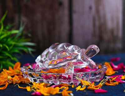 SHRI ASTHA VINAYAK Decorative Showpiece  -  6 cm(Crystal, Clear)