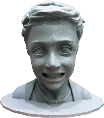WOL3D WOL3D Personalized 3D Printed Custom Miniatures from Photos (3 inches) Decorative Showpiece  -  8 cm(Resin, White)