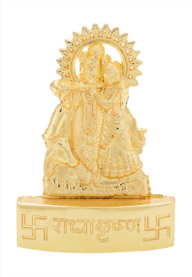 SHRI ASTHA VINAYAK Decorative Showpiece  -  7 cm(Brass, Gold)