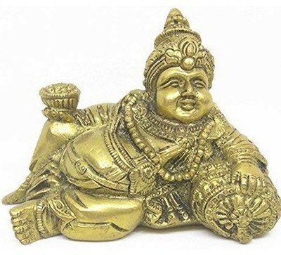 The Himalayan Collections Decorative Showpiece  -  7 cm(Brass, Gold)