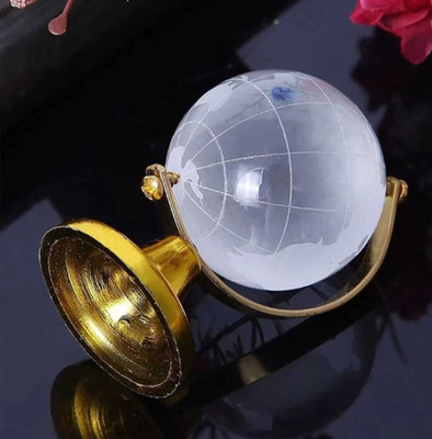 VE AND YOU Decorative Showpiece  -  10 cm(Crystal, White)