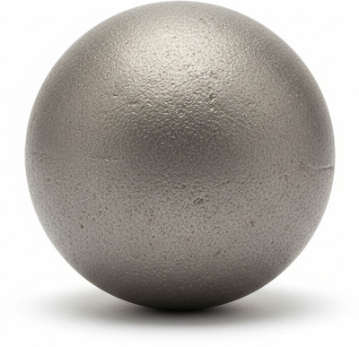 Lakshe Kii Dukaan Ranga Goli Lead Ball Decorative Showpiece  -  1 cm(Stone, Silver)