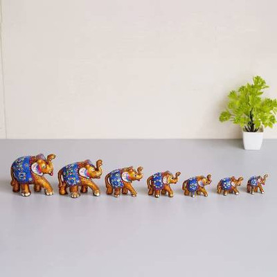 Craft Town Decorative Showpiece  -  7 cm(Polyresin, Multicolor)
