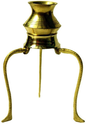 SBBCO Shivling Stand / shiva lingam stand / shivling kalash stand (1 piece, Gold ) Decorative Showpiece  -  13 cm(Brass, Gold)