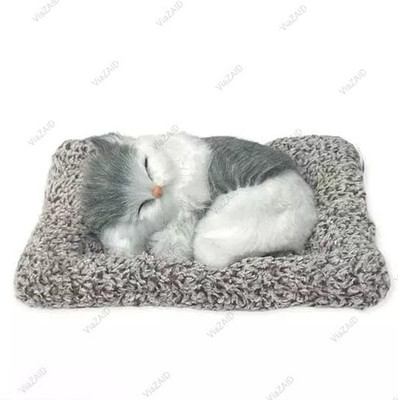 LEFTRIGHT LEFTRIGHT SLEEPING CAT Decorative Showpiece  -  5 cm(Plastic, Multicolor)
