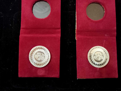 Siya Creation Silver plated 10 gram coin Pack-2 Decorative Showpiece  -  2 cm(Silver Plated, Silver)