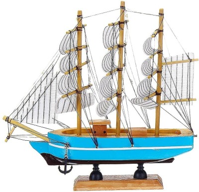 ViaZAID Handicraft wooden ship Decorative Showpiece Decorative Showpiece  -  6 cm(Plastic, Multicolor)