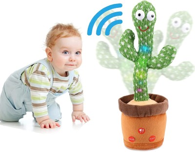 CASE CREATION Talking Cactus Baby Toys for Kids Dancing Cactus Toys Can Sing Wriggle & Singing(Multicolor)