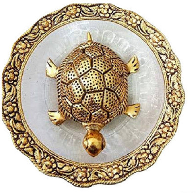 Aanshi shoppe Decorative Showpiece  -  7 cm(Metal, Gold)