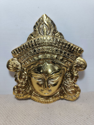 RS HANDICRAFTS Ganesh Idol Diya Oil Lamp Deepak Diwali Special Decorative Showpiece  -  7 cm(Aluminium, Gold)
