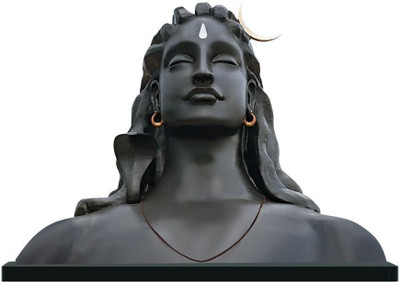 Klaybox Adiyogi Shiva 2D Miniature 5 Inch Acrylic Statue for Home Temple & Car Decorative Showpiece  -  30 cm(Polyresin, Multicolor)