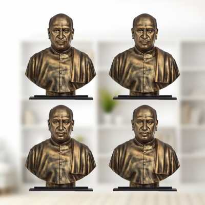 3DHUB Sardar Vallabh Bhai Patel 3D Photo cut Decorative Showpiece  -  10 cm(Plastic, Multicolor)