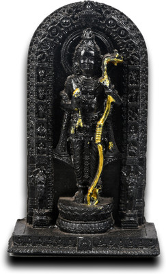 Jayshri handicrafts Decorative Showpiece  -  10 cm(Marble, Black)