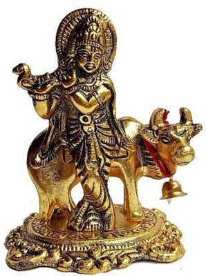 SHRI ASTHA VINAYAK Decorative Showpiece  -  10 cm(Metal, Gold)
