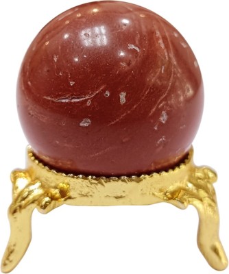 9dzine Red Jasper Crystal Ball Mini Sphere (30 mm) For Reiki Healing And Meditation Decorative Showpiece  -  3 cm(Crystal, Red)