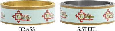 vastu vardan Vastu 4FEET 0.5INCH BRASS, S.STEEL STRIP COMBO/ Vastu Metal Strips (Pack of 2) Decorative Showpiece  -  1.27 cm(Brass, Grey)