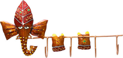 iklauti creation Decorative Showpiece  -  19 cm(Iron, Multicolor)