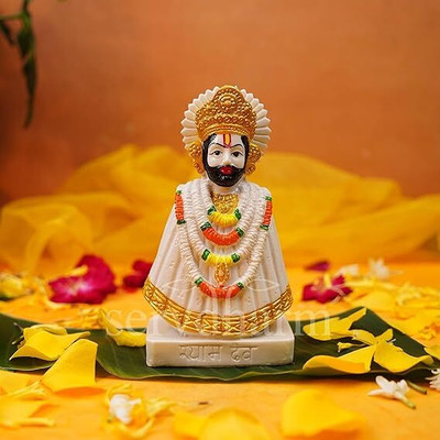 Shaan Khatu Shyam Decorative Showpiece  -  15 cm(Polyresin, Multicolor)