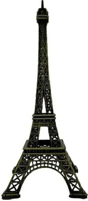 SSCollection Antique Finish Metal Eiffel Tower Miniature Showpiece Home Decore Paris for gift Decorative Showpiece  -  33 cm(Metal, Brown)