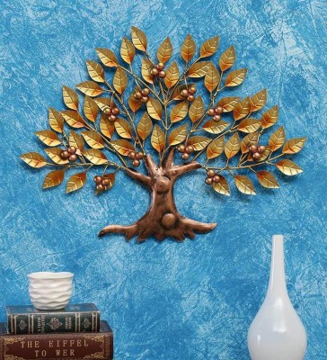 antique decor items Metal Wall Hang by Antique Craft Home Decorative Showpiece  -  48 cm(Metal, Gold)