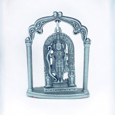 Nineteenth july Jewels 19th J Jewels- Ram Lalla Metal Idol - Black, Home Decor & Car Dashboard Decorative Showpiece  -  7.5 cm(Metal, Grey)