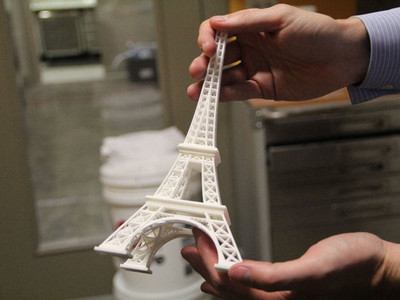 celestial crafts Eiffel tower Decorative Showpiece  -  15 cm(Plastic, White)