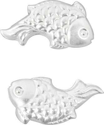 KMJ pure silver fish/chandi ki machli/fish for Astrological and lal kitab remedy Decorative Showpiece  -  0.1 cm(Silver, Silver)