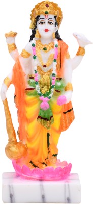LAADLI COLLECTION Vishnu Statue02 Decorative Showpiece  -  11 cm(Resin, Multicolor)