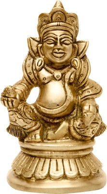 vastu vardan Brass Kuber For Home & Office and Vastu Shastra Remedy { Pack of 1 } Decorative Showpiece  -  10.8 cm(Brass, Gold)