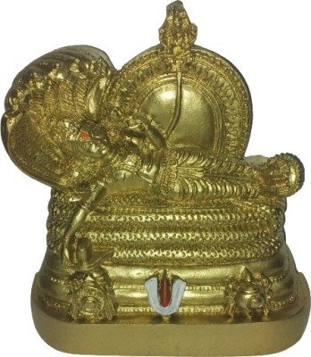 tskutty Ananth Shayanam Posture Padmanabha Idol, ANANTHA PADMANABASWAMY POLYMARBLE IDOL Decorative Showpiece  -  11 cm(Polyresin, Multicolor)