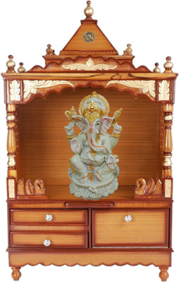 WINSOME COLLECTION Ganesha Ganesh Ganpati Idol Murti statue Decorative Showpiece  -  14 cm(Polyresin, Steel)