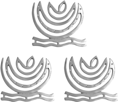 vastu vardan Vastu Zinc Helix For Vastu Remedy| 4 INCH Approx| Zone Correction Helix (ST-3) Decorative Showpiece  -  7.62 cm(Silver, Grey)