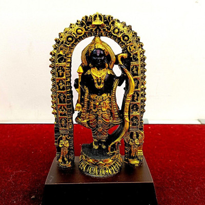 Aroras Bridal & Fashion Jewellery Decorative Showpiece  -  16.8 cm(Marble, Yellow)