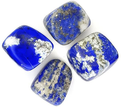 VIBESLE Original Lapis Lazuli Tumble - Blue Stone Crystal Tumble for Communication Decorative Showpiece  -  4 cm(Stone, Blue)