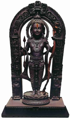 saf Ram Lalla MDF Cutout of Ram Lalla Statue in Ayodhya Mandir Decorative Showpiece  -  25 cm(Wood, Multicolor)