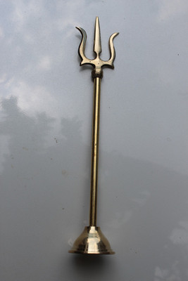 XOMARK Decorative Showpiece  -  30 cm(Brass, Gold)