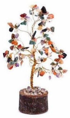 NITIN COLLECTION FENGSHUI/VASTU NAVRATAN TREE Decorative Showpiece  -  9 cm(Stone, Multicolor)
