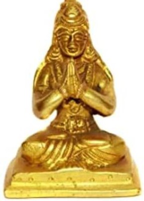 pranchi Decorative Showpiece  -  15 cm(Brass, Gold)