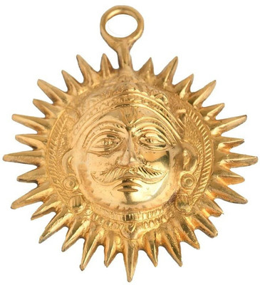 Alodie Decorative Showpiece  -  5.2 cm(Brass, Gold)