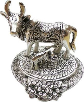 SHRI ASTHA VINAYAK Decorative Showpiece  -  8 cm(Metal, Silver)