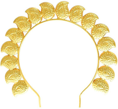 IAE Metal Arch for God Idol Varalakshmi Pooja Items Varalakshmi Decoration Items Decorative Showpiece - 11.5 cm(Gold Plated, Gold)