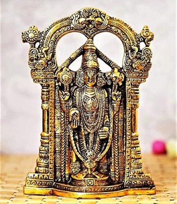 Nayra Handicrafts Decorative Showpiece  -  25 cm(Metal, Gold)