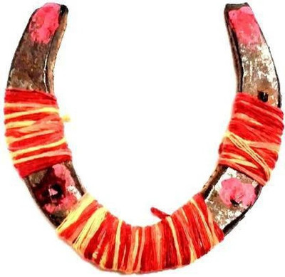 Dwarka Designs REAL BLACK HORSE SHOE ORGINAL( KAALE GHODE KI NAAL) Decorative Showpiece  -  12 cm(Iron, Brown)