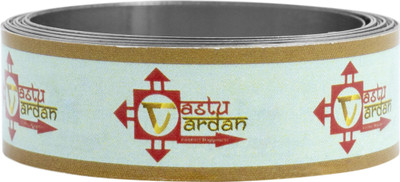 vastu vardan Vastu Dosh Nivaran IRON Strip 4FEET 0.5INCH 0.2MM Gauge Strip (Pack of 1) Decorative Showpiece  -  1.27 cm(Brass, Silver)