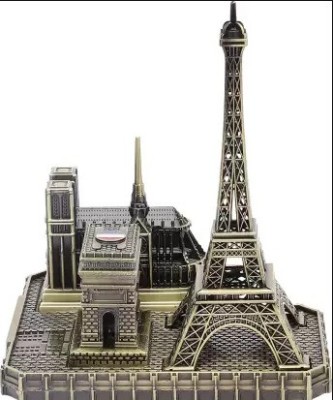 Triangle Ant ™All in One London Monuments Miniature Showpiece Decorative Showpiece  -  14 cm(Metal, Gold)