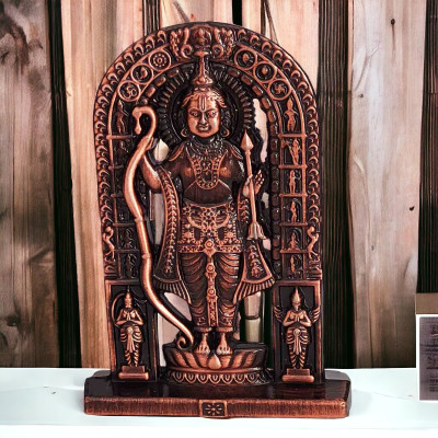 Shiv Jagdamba Automobile Showpiece Decorative Showpiece  -  6.5 cm(Metal, Brown)